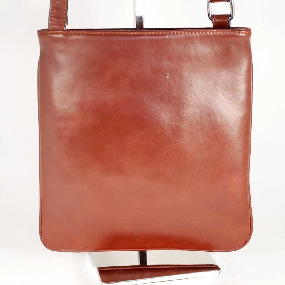Stauer Florentine Leather Brooklyn Bag | Trendy & Chic | Excellent Condition - Picture 3 of 10